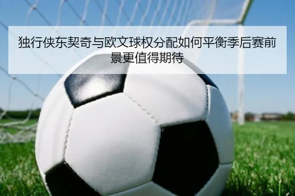 独行侠东契奇与欧文球权分配如何平衡季后赛前景更值得期待